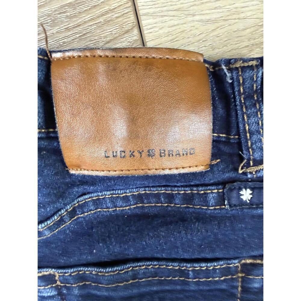 Lucky Brand Jeans Youth 6 Blue Dark Wash Skinny Adjustable Waist Stretch Denim - Picture 8 of 8